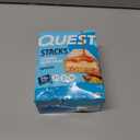 Quest Nutrition Stacks Protein Bars, Cinnamon Brown Sugar, 20g Protein, 2g Net Carbs, 1g Sugar, High Fiber, Low Sugar, Gluten Free, 4 Count