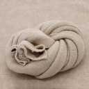 Zeroest Newborn Photography Wrap - Newborn Photoshoot Props for Boys & Girls - Stretch Knit Blanket for Baby Photo Prop (Tan, Small)