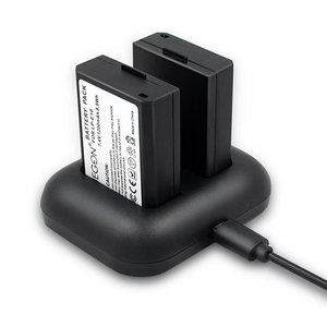 LP-E10 ENEGON Replacement Battery (2-Pack) and Rapid Dual Charger for Canon LP-E10 and Canon EOS Rebel T3, T5, T6, Kiss X50, Kiss X70, EOS 1100D, EOS 1200D, EOS 1300D.(100% Compatible with Origin