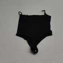 SUUKSESS Women Sexy Square Neck Thong Bodysuit Backless Cami Bodysuit Top S