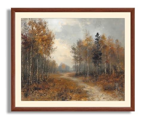 Art Shoppe Framed Print Wall Art, Vintage Wall Décor for Living Room, Bedroom, Office, High-Resolution Image on Premium Art Paper, 3/4" Frame with Plexiglass Front, Ready to Hang, 17"x21"