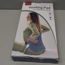 Heating Pad for Back, Comfytemp Birthday Gifts for Women Men Dad Mom, Large Electric Lower Back Heating Pad, FSA Eligible HSA Heat Pad for Period, Lumbar, Abdomen, XL Heated Belt  11 Auto-OffBlue (15" x 24")