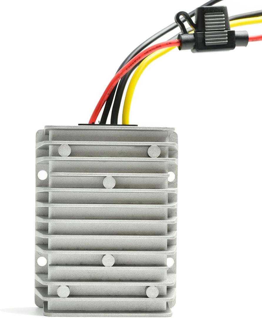 DC 48V to 12V Converter Voltage Regulator 30A 360W DC Voltage Reducer Buck Transformer Power Supply for Golf Cart, Forklifts, Car