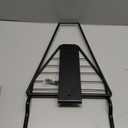 WALMANN Wall Mounted Horizontal Bike Rack, Foldable Space Saving Bicycle Storage Solution for 2 Bikes, Indoor Bike Storage for Garage