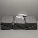 40D Density Foam Dog Ramp with Anti-Slip Bump for Stairs Suits for Small Dogs Cats, Pet Steps Stairs for Staircase Stairs Self-Sticky Pads to Fix(6Pack, Gray)