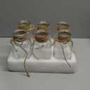 Vintage Glass Vases for Flowers, Set of 3 Clear Vases for Farmhouse Wedding Centerpiece Cylinder Bottle for Reception Table Decor Housewarming Birthday Floral Arrangements (S+M+L)