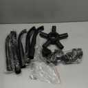 MASTERY MART 28 Inch Office Chair Base, Heavy Duty 2400 Lbs, Reinforced Metal Desk Chair Replacement, Universal Gas Cylinder Hole Caster Socket, Matte Black