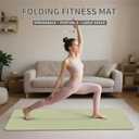 7-Fold Yoga Mat 70"x24" - 1/2 Inch Thick Folding Exercise Mat, Compact Non-Slip TPE Mat for Travel, Storage, Yoga & Home Gym, Lightweight & Portable