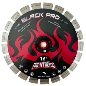16 Inch Asphalt Laser Welded Diamond Blade, Wet/Dry Cutting Asphalt Green Concrete Diamond Saw Blade, Segmented Rim with Wedge Segments,1''-20mm Arbor
