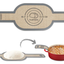 Silicone Bread Sling Dutch Oven Liner, Non-Stick & Easy Clean Reusable Oval Silicone Baking Mat with Long Handles, Easy to Transfer Sourdough