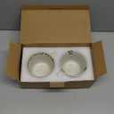 12oz Vintage Ceramic Coffee Mug Set of 2 - Handmade Stoneware Pottery Countryside Farmhouse Fall Autumn Tea Mugs with Big Handle for Latte,Cocoa,Dishwasher & Microwave Safe Cups (Plants)