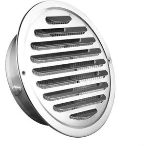 3 Inch Stainless Steel Vent Cover, Round Air Vent Built in Screen Mesh for Kitchen, Bedroom, Garage, Office, Warehouse and Attic Ventilation