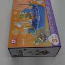 Play Sink with Running Water, 4-in-1 Kids Kitchen Sink Toys with Electric Faucet, Water Table Floating Pool Toy w/Fishing Game, Duck Slide, Pretend Play Dishwasher Set for Toddler Boys Girls (Pink) (Red)