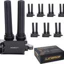 Set of 8 Ignition Coils for 5.7 V8 HEMI Dodge Ram 1500 2500 3500 Charger Durango Chrysler 300 Jeep Grand Cherokee 2006 2007 2008 2009 2010 2011 2012 2013 2014 2015 Coil Packs UF504 56029129AA