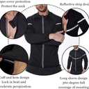 LAZAWG Sauna Suit Long Sleeve Sauna Jacket for Men Sweat Suit Zipper Sweat Shirt Top for Gym Workout Exercise (3X-Large, Black-5116)