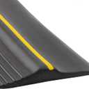 Papillon Universal Garage Door Bottom Threshold Seal Strip,Weatherproof Rubber DIY Weather Stripping Replacement, Not Include Sealant/Adhesive (16Ft, Black) (16.5 Feet)