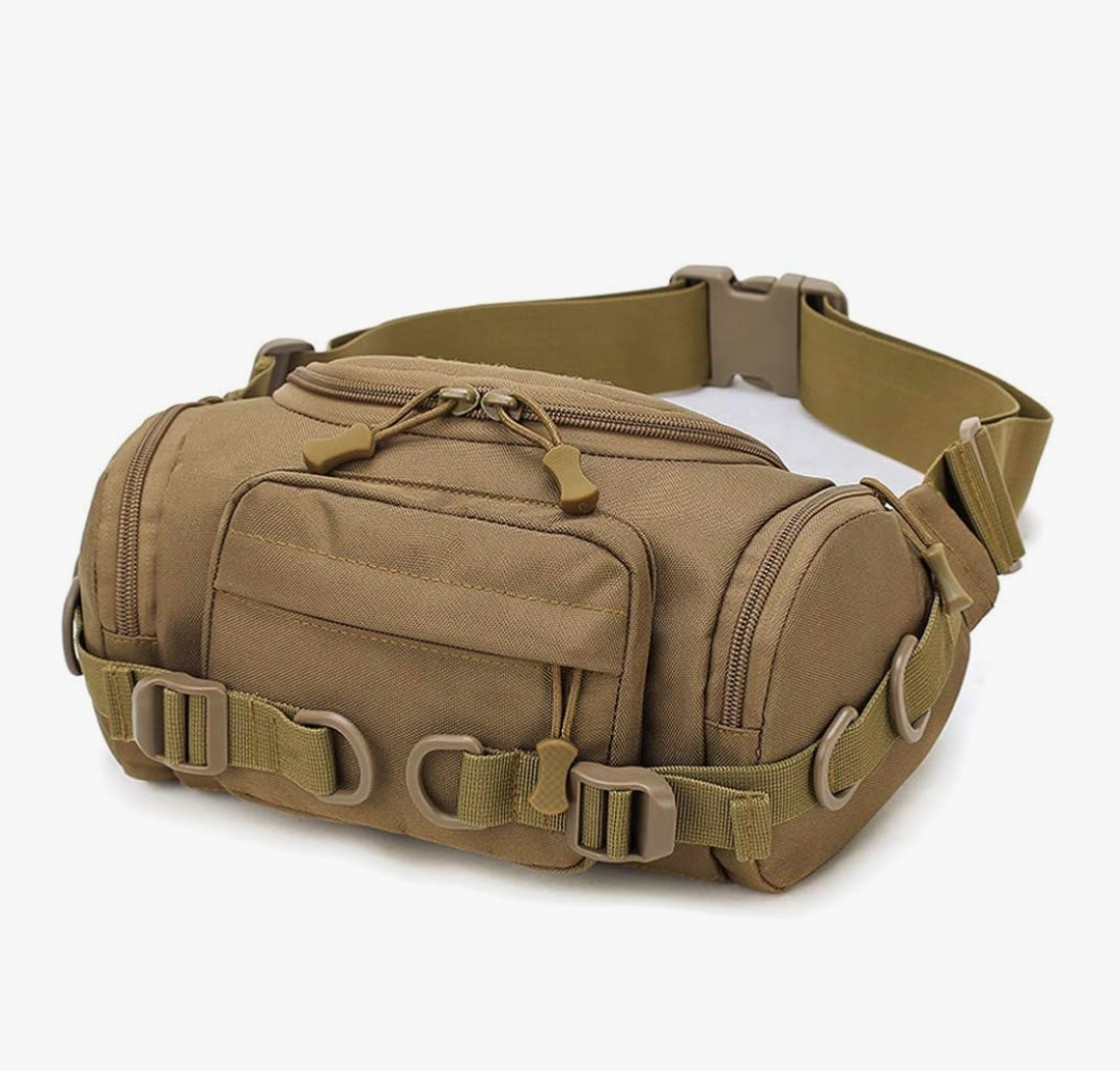 Sponsored
Brand: Outdoo peak
Multifunction camouflage fanny pack cycling running belt pouch (Brown)