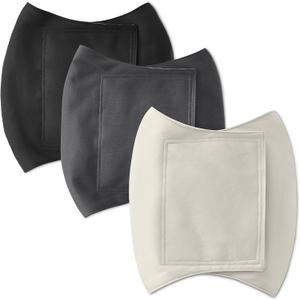 Amazon Basics Washable Highly Absorbent Male Dog Diapers, XL Size, Black, Grey, Silver, 3 Pack