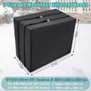 Window Air Conditioner Cover Waterproof for Outside Unit, Winter AC Covers for Outside Winter with 2 Straps, Freeze Protection Covers for Outdoor Window AC Cover with 3 Layers (21W x 16D x 15H inch)