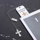 2 x 2025 Confirmation Gifts for Teen Girls Confirmation Gifts for Boys Inspirational Baptism Gift with Bible Verse for First Communion Religious Events Christian Confirmed in Christ Bookmark for Girls