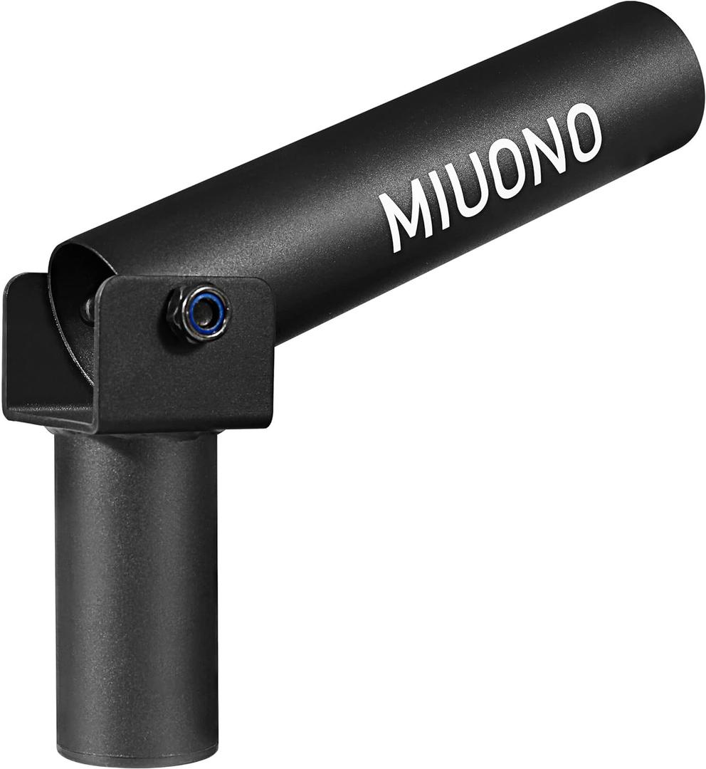 Landmine Attachment for Barbell, T Bar Row Attachment Fit for 2" Olympic Bar, Full 360 Swivel for Back or Full-Body Workout Home Gym Equipment (Black)