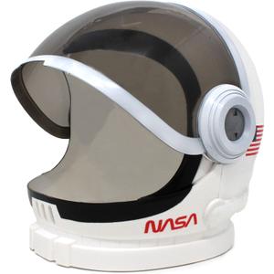 Spooktacular Creations Astronaut Helmet for Kids with Movable Visor Pretend Role Play Accessory Toy Set Halloween Costumes (White)