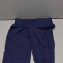 THE GYM PEOPLE Thick High Waist Yoga Pants with Pockets, Tummy Control Workout Running Yoga Leggings for Women (Medium, Blue)