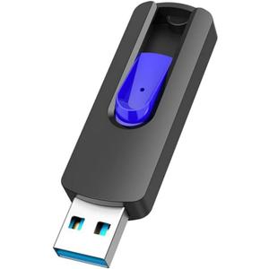 JUANWE 256GB USB Drive, Thumb Drive USB 3.0 Flash Drive USB Storage Flash Drive 256 GB, Retractable Slide Jump Drive for Expand Capacity & Data Storage