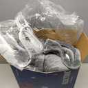 Bedsure Heated Blanket Throw Blanket - Fast Heating Electric Blanket, Soft Flannel Heated Throw with 4 Time Settings, 6 Heating Settings, Warm Gifts for Grandma & Grandpa & Seniors (50x60, Grey)