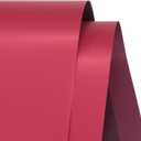 MECCANIXITY Flower Wrapping Paper Waterproof Floral Wrap Dark Red & Wine Red Gift Packaging 22.8 x 22.8 Inch Used for DIY Crafts Bouquet Packaging 20 Pcs