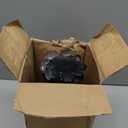 12" H Blue Blown Glass Vase, Modern Art Hand Blown Coastal Vase,Beautiful Unique Ocean Wave Centerpieces for Living Room, Bedroom, Office Desktop,Coffee Table and Wedding Decorative (L)