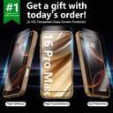 YFEMLAZ Magnetic for iPhone 16 Pro Max Case,with Screen Protectors X2,Full Camera Protection,Compatible with MagSafe,Translucent Matte,Anti-FingerprintShockproof Protective Phone Case,6.9",Brown