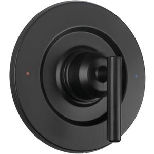 T2901BL Shower Handle Compatible with Moen Gibson Posi-Temp Valve Trim Kit, Matte Black Shower Compatible with Moen Gibson Posi-Temp Shower/Tub 2510/2520/2570/2590 Pressure balanced Valves