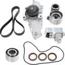 Engine Timing Belt Kit with Water Pump Compatible with Acura TL 1999 Acura CL 1997-1999 Honda Accord 1998-2002 Honda Odyssey 1999 3.0L 3.2L 3.5L