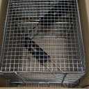 Electric Fryer Basket for Frying Serving Food, with Rubber Handle Grip, 7.2" x 8.3" x 4.3" Heavy Duty Construction Suitable for fry chicken, fish, french fries, (2 Pcs)