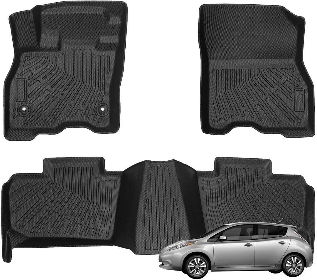 Priprilod Floor Mats Compatible with Nissan Leaf 2011-2017