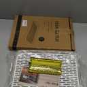 Seoneiro Whiskey Tray, Glass Cup Rack, Mug Holder, Coffee Cup Organizer, Bathroom Countertop with Drain Board Wine Glass Decorative Organizer, Food Tray, Kitchen Spice Rack (Amber-1)