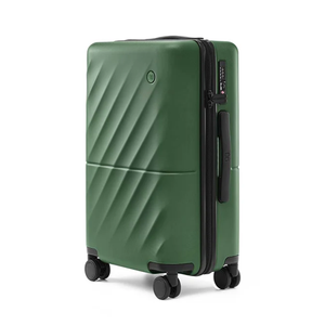 NINETYGO Carry On Suitcase, 22 Inch Carry-On Luggage with Double Spinner Wheels, Anti-Burst Zipper, Hard Case PC Suitcase Carry On, Lightweight Travel Luggage, TSA Approved (Seaweed Green, Hudson)