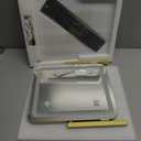 FENNIO Vanity Mirror with Lights - 15"x12.6" LED Lighted Makeup Mirror, Large Makeup Mirror with Lights, Touch Screen with 3-Color Lighting, Dimmable, for Vanity Desk Tabletop, Bedroom Gold