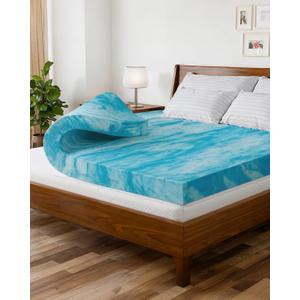 4 Inch King Memory Foam Mattress Topper - Cooling Gel Infused Bed Topper - Soft Ventilated Mattress Pad for Pressure Relief & Pain-Free Sleep - CertiPUR-US & Oeko-TEX