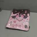 for 9 Pocket Trading Card Binder for 900 Cards - Cute Large Capacity Card Collection Album Folder with Zipper for Women Girls Teens Heart Skull Design for Sports, TCG, Game Cards