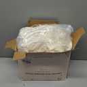 Chunky Knit Throw Blanket, 40''*50'' Knitted Throw Chenille Yarn for Bed Couch, Handmade Cream Crochet Big Thick Blanket, Machine Washable Cute Comfy Blanket for Home Decor