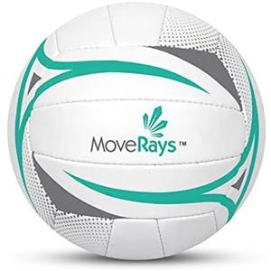 MoveRays Volleyball, Official Size 5 Durable PU Leather – Indoor Outdoor Beach Game Court Play - Ideal for All Ages Skill Levels Explorer to Recreational