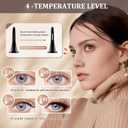 2 x Heated Eyelash Curlers - 10 - Second Rapid Heat - up, Electric Eyelash Curler with 4 Heating Modes, Rechargeable, Makeup Tool with LED Display (Black)