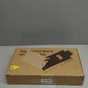 M-Shaped Dog Scratch Pad for Nails with Treat Box, Dog Nail Scratch Board for Large Dogs, Dog Nail File Toy and Shorten Dogs Side Nail Easier (with Treat Box, L)