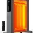 Uthfy 1500W Space Heaters for Indoor Use, 26 Inch Convection Electric Heater, 3 Sides Heating, 12H Timer, Temperature Adjustable 50-95F, Tip-Over & Overheat Protection, Heaters for Large Room