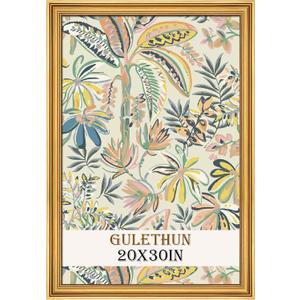 GULETHUN 20x30 Frame, Transitional Modern Design Picture Frames, 20 by 30 Rustic Poster Frame for Home Decor, Gold Vintage Photo Frames, Horizontal or Vertical Display, Choose Size & Color