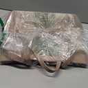 Work Tote Bags for Women 15.6 Inch - Laptop Tote Bag with Zip Compartments - Large PU Leather Office Purse Computer Briefcase (Nude)