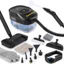 Steam Cleaner, 3-Level Adjustable Handle, 15s Heat-Up, 1500W Steamer for Cleaning, Rolling System, Portable Steamer for Cleaning with Mop & 17-Piece Kit for Home, Car, Grout, Tile, Couch, Kitchen