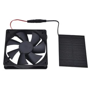 Solar Panel Fan Kit, 3W Waterproof Solar Powered Fan, High-Efficiency 23-24% Conversion Rate, for Chicken Coops, Greenhouses, Sheds - Plug and Play